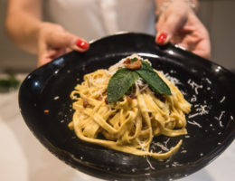 Tagliatelles à la Carbonara